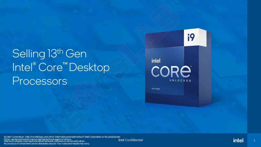 Intel 13th Gen Raptor Lake Desktop CPU